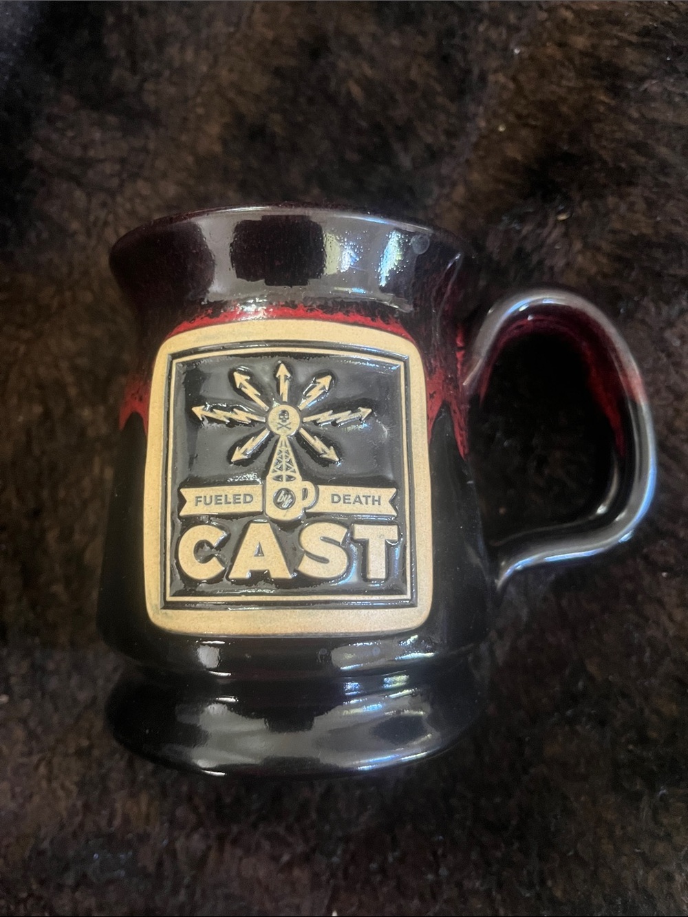 Death Wish Coffee Fueled by Death Cast Mug 2017 Extremely Rare